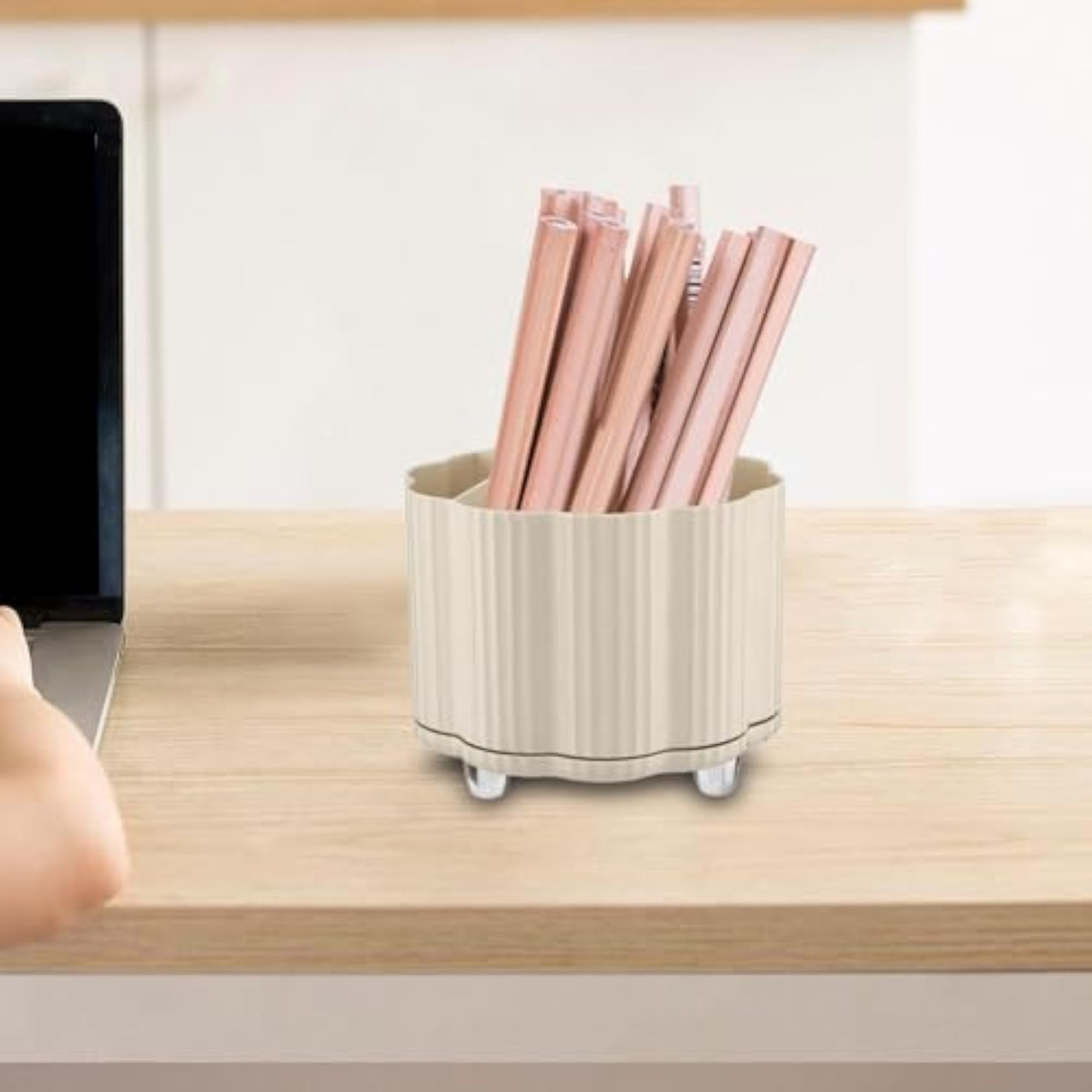 360° Rotating Makeup Brush Holder